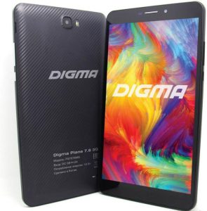 Tablet with a good screen Digma Plane 7.6 3G